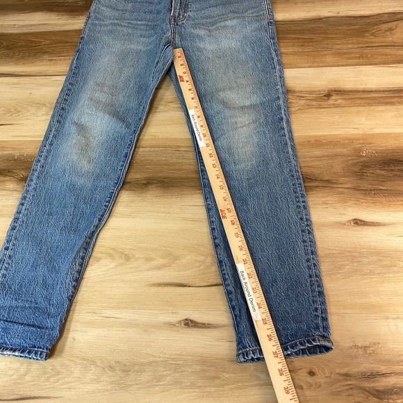 Madewell Mens Relaxed Taper Jeans Blue Wash Size 31 x 27 Cotton Blend - Picture 6 of 10